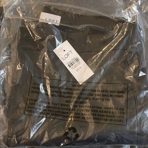 BNWT Faux Leather Flare Crop Pants in Black